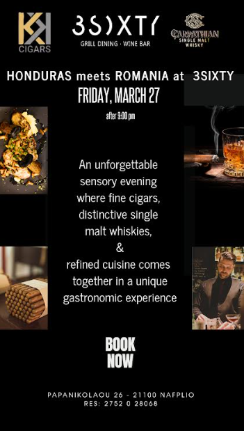A unique sensory experience awaits you at 3SIXTY on 27/3